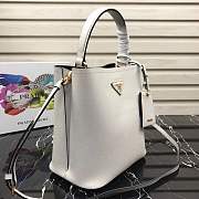 Prada 1BA212 Prada Double Saffiano white bag - 6