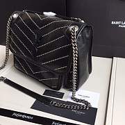 YSL medium Niki calfskin Leather MONOGRAMME SAINT LAURENT Black  Bag - 2
