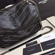 YSL medium Niki calfskin Leather MONOGRAMME SAINT LAURENT Black  Bag - 5