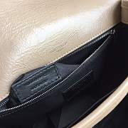YSL medium Niki calfskin Leather MONOGRAMME SAINT LAURENT Light brown Shoulder Bag 8005 - 3