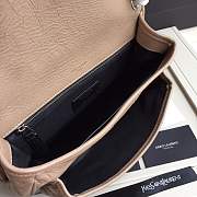YSL medium Niki calfskin Leather MONOGRAMME SAINT LAURENT Light brown Shoulder Bag 8005 - 5