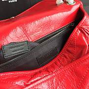 YSL medium Niki calfskin Leather MONOGRAMME SAINT LAURENT Red Shoulder Bag 8005 - 4