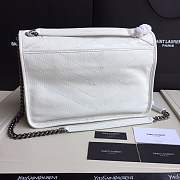 YSL medium Niki calfskin Leather MONOGRAMME SAINT LAURENT white Shoulder Bag 8005 - 2