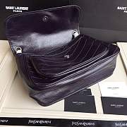 YSL medium Niki calfskin Leather MONOGRAMME SAINT LAURENT purple Shoulder Bag 8005 - 5