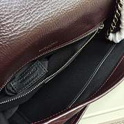 YSL medium Niki calfskin Leather MONOGRAMME SAINT LAURENT burgundy Shoulder Bag 8005 - 4
