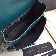 YSL Large Niki calfskin Leather MONOGRAMME SAINT LAURENT Green bag 8004 - 3