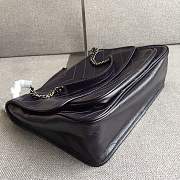 YSL Large Niki calfskin Leather MONOGRAMME SAINT LAURENT purple bag 8004 - 4