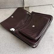 YSL Large Niki calfskin Leather MONOGRAMME SAINT LAURENT burgundy bag 8004 - 2