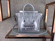 forubags Celine nano luggage CALFSKIN in silver 168243  - 1