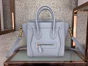 forubags Celine nano luggage CALFSKIN in light gray 168243 - 1