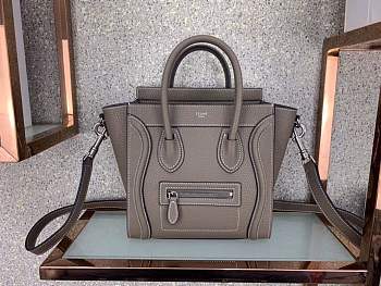 forubags Celine nano luggage CALFSKIN in light brown 168243