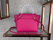 forubags Celine NANO BELT BAG IN GRAINED CALFSKIN rose 175519  - 6