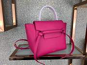 forubags Celine NANO BELT BAG IN GRAINED CALFSKIN rose 175519  - 4