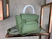 forubags Celine NANO BELT BAG IN GRAINED CALFSKIN green 175519 - 4