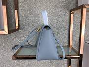 forubags Celine NANO BELT BAG IN GRAINED CALFSKIN Light blue 175519 - 2