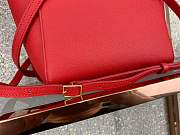 forubags Celine NANO BELT BAG IN GRAINED CALFSKIN RED 175519 - 3