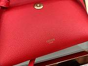 forubags Celine NANO BELT BAG IN GRAINED CALFSKIN RED 175519 - 5