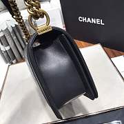 Chanel Medium Quilted lambskin leBoy Bag Black gold hardware 67086 - 4