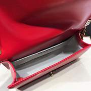 Chanel Medium Quilted lambskin leboy Bag in Red& gold hardware 67086 - 4