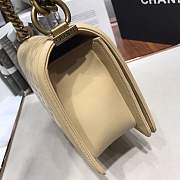 Chanel Medium Quilted lambskin leboy Bag in yellow& gold hardware 67086 - 3