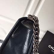 forubags Chanel boy bag in blue &silver/gold hardware - 4