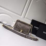 forubags small Chanel boy bag with gold hardware - 1