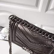 forubags small Chanel boy bag with silver hardware - 5