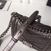 forubags small Chanel boy bag with silver hardware - 4