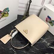 Prada 1BA212 Prada Double Saffiano beige bag - 5