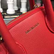 BALENCIAGA Ville 18ss mini top handle bag in red - 5
