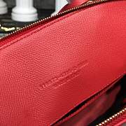 BALENCIAGA Ville 18ss medium top handle bag in red - 6