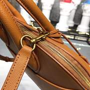 BALENCIAGA Ville 18ss medium top handle bag in brown - 5