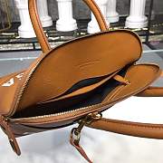 BALENCIAGA Ville 18ss medium top handle bag in brown - 6
