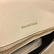 BALENCIAGA Ville 18ss mini top handle bag in white - 2