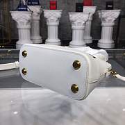 BALENCIAGA Ville 18ss mini top handle bag in white - 5