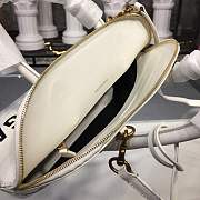 BALENCIAGA Ville 18ss medium top handle bag in white - 2