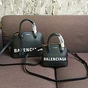 BALENCIAGA Ville 18ss medium top handle bag in black - 4