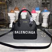 BALENCIAGA Ville 18ss mini top handle bag in black - 1