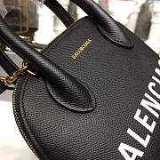 BALENCIAGA Ville 18ss mini top handle bag in black - 3