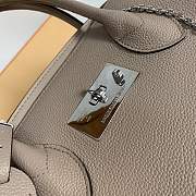 Louis Vuitton Milla Veau leather Handbag M54348 in gray - 6