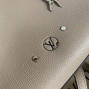 Louis Vuitton Milla Veau leather Handbag M54348 in gray - 5