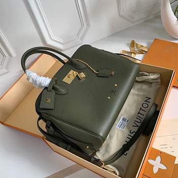 Louis Vuitton Milla Veau leather Handbag M54348 in green