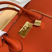 Louis Vuitton Milla Veau leather Handbag M54348 in orange - 4