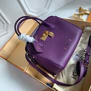 Louis Vuitton Milla Veau leather bag  in purple M54347 - 4