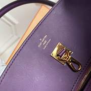 Louis Vuitton Milla Veau leather bag  in purple M54347 - 5