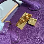 Louis Vuitton Milla Veau leather bag  in purple M54347 - 6