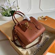 Louis Vuitton Milla Veau leather bag  in brown M54347 - 4