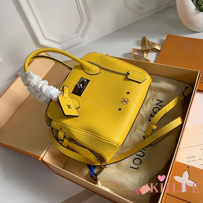 Louis Vuitton Milla Veau leather bag in yellow M54347 - 1