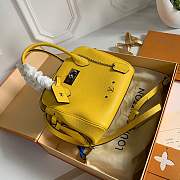 Louis Vuitton Milla Veau leather bag in yellow M54347 - 1