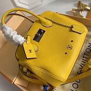 Louis Vuitton Milla Veau leather bag in yellow M54347 - 2